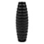 Crosby St. Black Faux Wood Vase, 12"