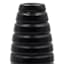 Black Faux Wood Vase, 12"