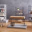 Honeybloom 4-Tier Burnaby Wood & Metal Bookshelf