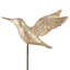 Honeybloom Metallic Hummingbird Figurine, 10.5"
