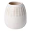 Honeybloom White Ceramic Vase, 6.5"