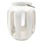 Found & Fable White Cutout Ceramic Lantern, 8"