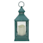 LED Teal Lantern, 9.5"