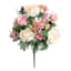 Pink Peony, Rose & Hydrangea Floral Bush, 22.5"