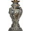 Silver Metal Accent Lamp, 14"