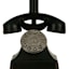 Black Mini Accent Lamp with Telephone Base, 12"