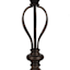 Bronze Open Metal Table Lamp, 21"
