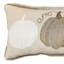 Embroidered Pumpkins Natural Throw Pillow, 12x26