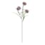 3-Bulb Pink Thistle Floral Spray, 28"