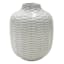 Honeybloom White Textured Ceramic Vase, 5"