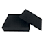 Providence Black Rattan Wood Box, 9x7