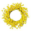 Yellow Forsythia Floral Wreath, 24"