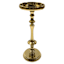 Gold Metal Pillar Candle Holder, 12"