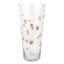 Willow Crossley Gold Etched Star Glass Vase, 11.8"