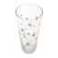 Willow Crossley Gold Etched Star Glass Vase, 11.8"