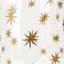 Willow Crossley Gold Etched Star Glass Vase, 9.8"