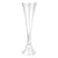 Willow Crossley Clear Glass Trumpet Vase, 40"