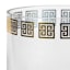 Providence Clear Greek Key Cylinder Glass Vase, Small