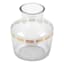 Providence Greek Key Clear Glass Vase, Small