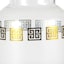 Providence Greek Key Clear Glass Vase, Small