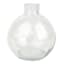 Willow Crossley Blue Rim Clear Bud Vase, 3"