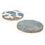 Found & Fable Set of 4 Round Printed Coasters