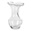 Willow Crossley Clear Glass Ruffle Edge Vase, 5"