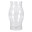 Clear Glass Open Ended Hurricane, 8.7"