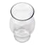 Clear Glass Open Ended Hurricane, 8.7"