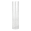 Clear Glass Open Ended Hurricane, 16"