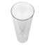 Clear Glass Open Ended Hurricane, 16"