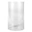 Clear Glass Open Ended Hurricane, 8"