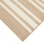 (E456) Honeybloom Lester Natural Striped Outdoor Area Rug, 8x10