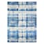 (E459) Ty Pennington Hale Indigo Flatweave Outdoor Area Rug, 5x7
