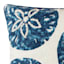 Ty Pennington Navy Sand Dollar Embroidered Throw Pillow, 20"