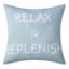 Found & Fable Relax & Replenish Square Outdoor Throw Pillow, 16"