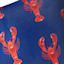 Providence Lobster Striped Square Outdoor Throw Pillow, 16"