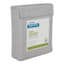 4-Piece Grey 300 Thread Count 100% Brushed Cotton Percale Sheet Set, Twin