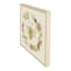 Honeybloom Foiled Bee Wreath Framed Canvas Wall Art, 13"