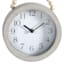 Honeybloom Grey Beaded Round Wall Clock, 7x11