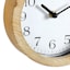 Honeybloom Beaded Tan Round Wall Clock, 7x11