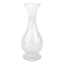 Willow Crossley Twisted Trumpet Clear Glass Vase, 10"