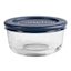 16-Piece Glass Food Storage Container Set, Blue