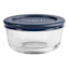 16-Piece Glass Food Storage Container Set, Blue