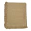 Honeybloom Tan Frayed Edge Woven Throw Blanket, 50x60