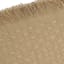 Honeybloom Tan Frayed Edge Woven Throw Blanket, 50x60