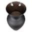 Matte Black Glass Vase, 11"