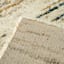(C99) Sedona Ivory Abstract Design Shag Area Rug, 8x10