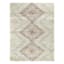 (C121) Found & Fable Sedona Multicolor Diamond Design Shag Area Rug, 8x10