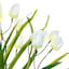 White Mini Tulip Floral Spray, 21"